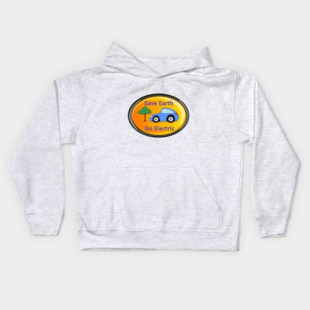 Go Electric Kids Hoodie by YumBooty